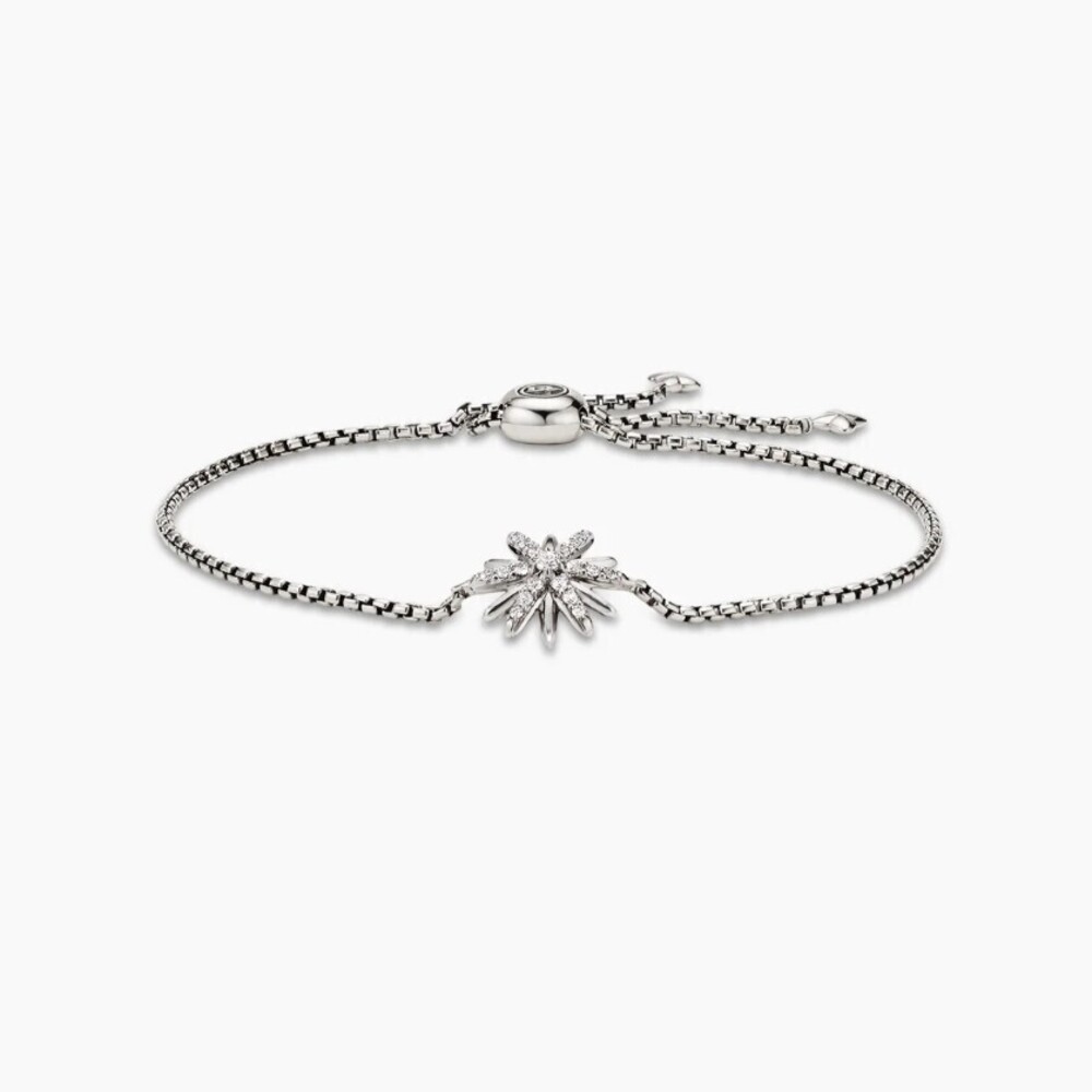 David Yurman Silver Starry Sky Bracelet